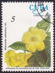 Stamps Cuba -  Allamanda cathartica