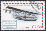Sellos de America - Cuba -  50 Aniv. Correo Aéreo  Internacional
