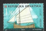 Stamps : Europe : Croatia :  376c - Historia de la Marina Croata