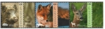 Stamps Croatia -  945-946-947 - Animales del Bosque