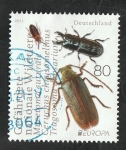 Stamps Germany -  3381 - Vida silvestre en peligro de extinción, insectos