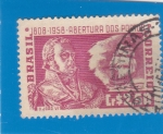 Sellos de America - Brasil -  D.JOAO VI