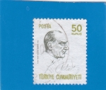 Stamps Turkey -  Mustafa Kemal Ataturk