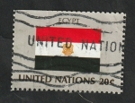 Sellos del Mundo : America : ONU :  352 - Bandera de Egypto