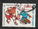 Stamps Finland -  711 - Campeonato de Europa y del mundo de hockey hielo