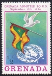 Stamps : America : Grenada :  Admisión a las Naciones Unidas