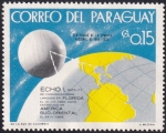 Stamps : America : Paraguay :  Satélite Echo I
