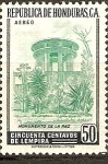 Stamps : America : Honduras :  MONUMENTO  DE  LA  PAZ