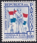 Sellos de America - Paraguay -  Homenaje a los Héroes del Chaco