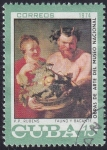 Stamps Cuba -  Fauno y Bacante, Rubens