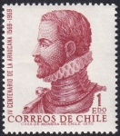 Stamps : America : Chile :  IV Centenario de la Araucana