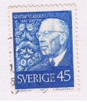 Sellos de Europa - Suecia -  Gustaf Viadolf  1882 - 1967