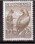 Stamps Greenland -  serie- Leyendas groelandesas- La chica y el águila