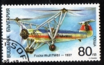 Stamps Bulgaria -  1998 Helicopteros : Focke Wulf 1937