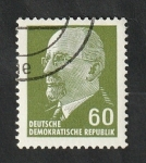 Stamps Germany -  564 D - Presidente Walter Ulbricht