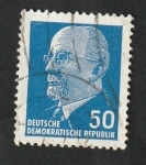 Stamps Germany -  564 D - Presidente Walter Ulbricht