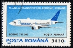 Stamps Romania -  1995 75 Aniversario Lineas Aereas Rumanas: Boeing 737