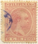 Sellos del Mundo : Asia : Filipinas : Alfonso XIII,