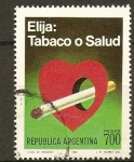 Stamps : America : Argentina :  Campaña antitabaco