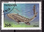 Stamps Tanzania -  Shark