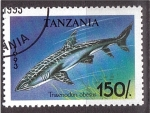 Sellos del Mundo : Africa : Tanzania : serie- Tiburones