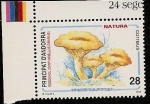 Stamps : Europe : Andorra :  Naturaleza - micología - Rossinyol - Rebozuelo