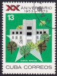 Stamps Cuba -  XX Aniv. Cuartel Moncada