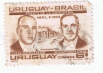 Sellos de America - Uruguay -  Puente de la Concordia Uruguay Brasil