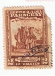 Stamps : America : Paraguay :  Ruina de la Iglesia de Humaita símbolo de la resistencia del pueblo Paraguayo