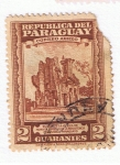 Sellos de America - Paraguay -  Ruina de la Iglesia de Humaita símbolo de la resistencia del pueblo Paraguayo