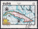 Stamps Cuba -  Carta Reduite, Bellini 1762