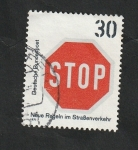 Stamps Germany -  530 - Nuevo reglamento de tráfico, Stop
