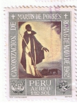 Stamps Peru -  Canonización de Martín de Porres