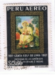 Stamps Peru -  Santa Rosa de Lima