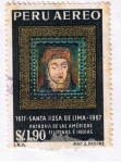 Stamps Peru -  Santa Rosa de Lima
