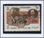 Stamps Afghanistan -  Armand Peugeot (1848-1915)