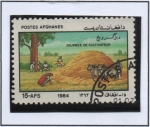 Stamps Afghanistan -  Dia del Granjero
