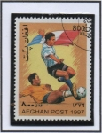 Stamps Afghanistan -  Futbol (Jugadas)