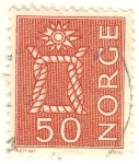 Stamps : Europe : Norway :  nudo