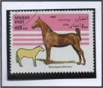Stamps Afghanistan -  Merychipus (miocene)
