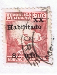 Stamps : America : Peru :  Educación Nacional