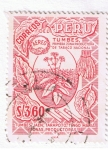 Stamps : America : Peru :  Tumbes primera zona productora de tabaco nacional