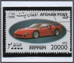 Stamps Afghanistan -  Ferrari : F 40
