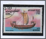 Stamps Afghanistan -  Barcos Antiguos : Barco normando