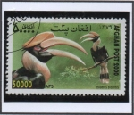 Stamps Afghanistan -  Buceros bicornis