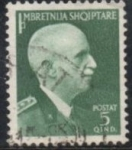 Stamps : Europe : Albania :  Rey Victor Emanuel III