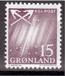 Stamps Greenland -  serie- Auroras boreales