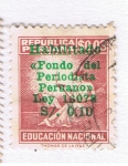 Sellos de America - Per� -  Educación Nacional Fondo del periodista Peruano