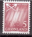 Stamps Europe - Greenland -  serie- Auroras boreales