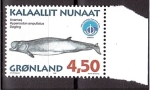 Stamps : Europe : Greenland :  Fauna- Ballenas